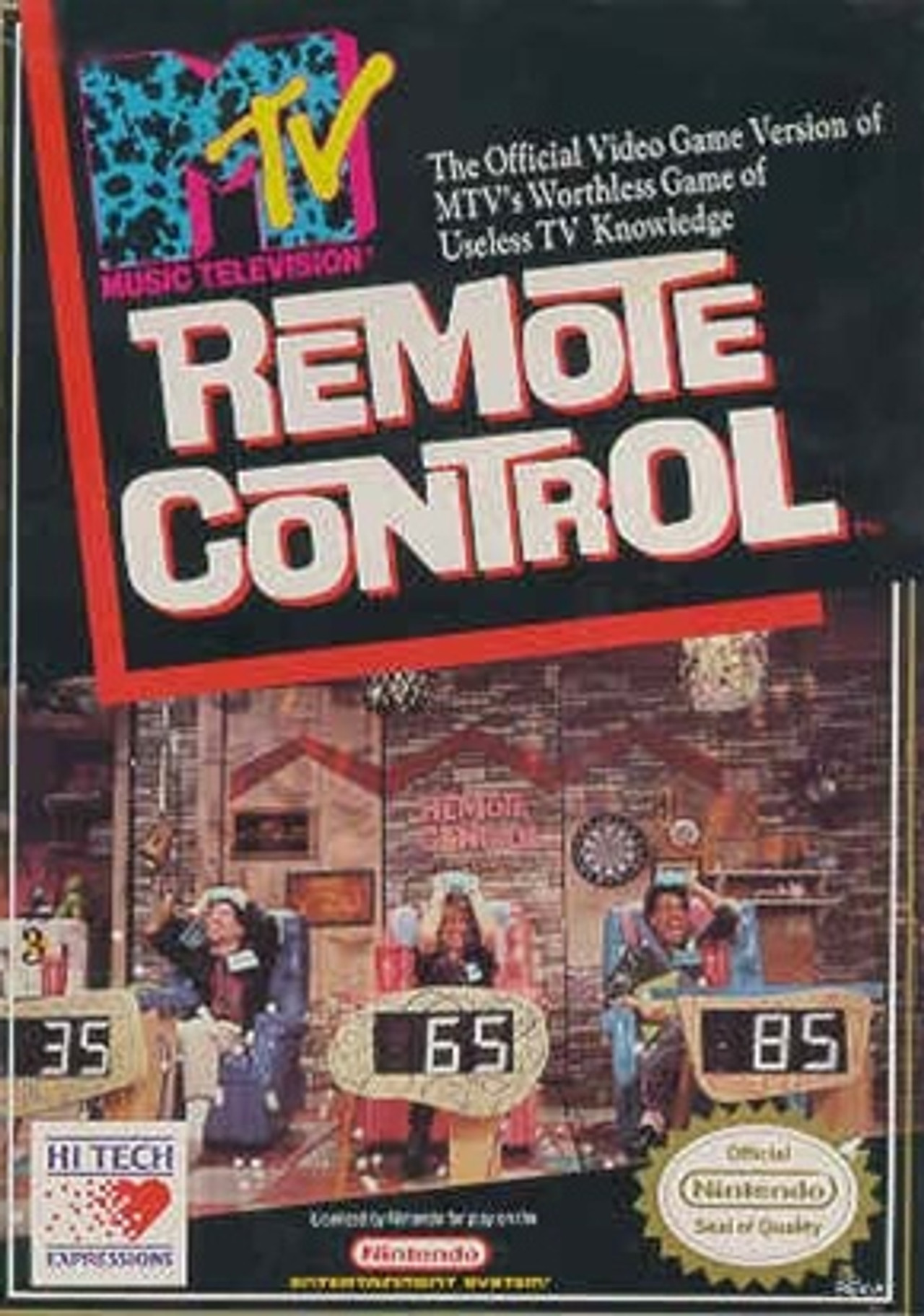 MTV's Remote Control【中古美品・NES北米版】 Game Nintendo NES-277-2__55479